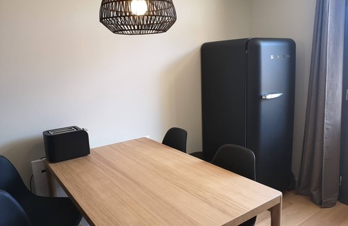 Ampuis Apartment | Condrieu garden apartment with private enclosed parking space