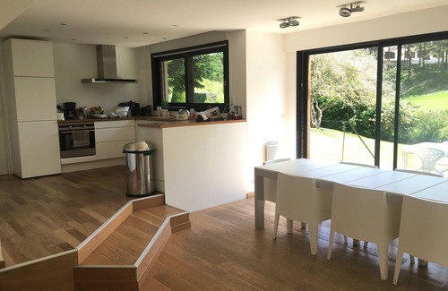 Hardelot-Plage House | Contemporary wooden villa on the golf course with swimming pool