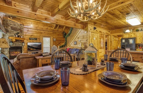 Pigeon Forge Cabin | Convenient Pigeon Forge Cabin-Swimming Pool Access- Internet- Gametable