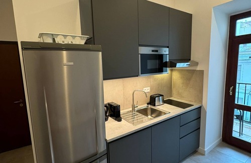 Karlin Apartment | Cool Vitkova apartment near Florenc with small balcony
