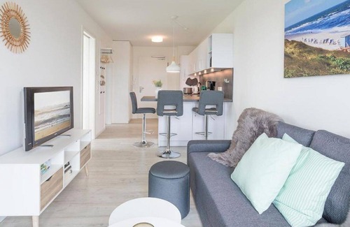 Nordstrand Apartment | Cosy apartment for 3 people with WIFI, TV, balcony and parking
