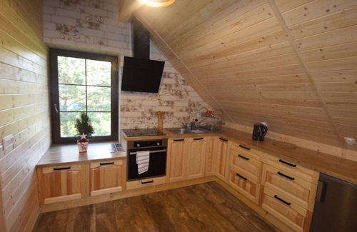 gmina Osiek House | Cosy Holiday Home in Skrzynia with Terrace