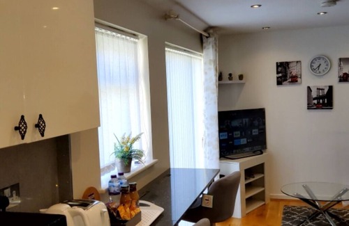 Luton Apartment | Cosy Serene Garden 1 Bedroom FLAT. 1 min walk from Leagrave Station