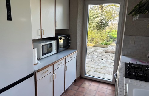 Preaux House | Country house with large fenced garden on terrace and kennel available