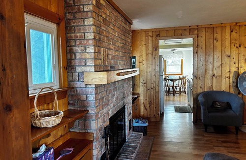 Levering Cabin | Cozy 2-bedroom cabin between Levering and Cheboygan on Lancaster Lake