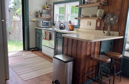 Crystal Beach Cottage | Cozy 2br cottage with firepit, long lake views, lake access and shady/sunny dock
