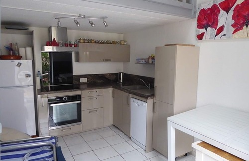 Argeles Plage Villa | Cozy 2BR + Mezzanine with A/C, Private Parking, and Terrace, 400m from Beach