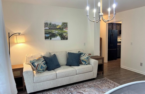 Olivia House | Cozy 3BR/2BA home in Carolina Trace ~ Sleeps 8 ~ Deck ~ Fence ~ Golf Course View