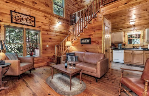 Skyland Cabin | Cozy Cabin Close to Town, Hot Tub, Fire Place, WiFi, Close to Town, Pets Ok!