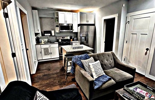 Heart of Chicago Apartment | Cozy Charming Art 🎨 Food🌮 Close to Train 🚉 Parking!