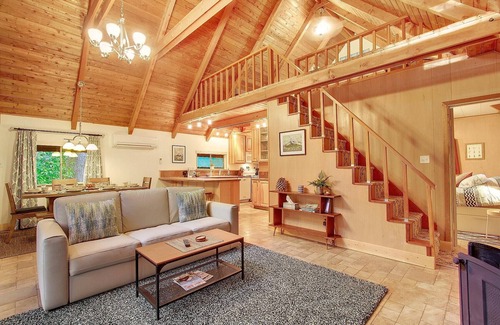 Packwood House | Cozy, clean, updated cabin- hot tub, fireplace, near skiing, hiking, Mt Rainier.