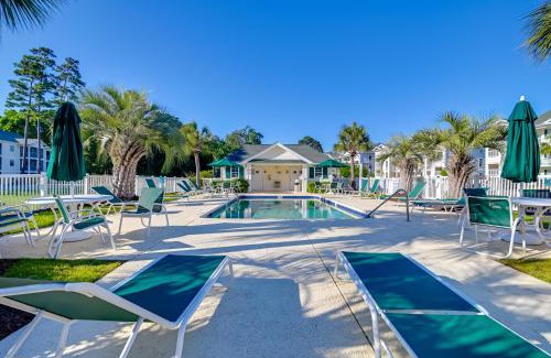 Carolina Forest Apartment | Cozy Condo with Golf Course View 4 Mi to Shore!