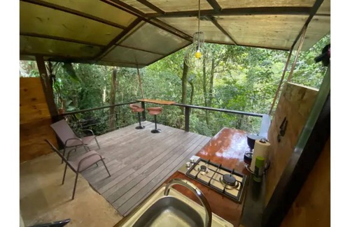 Quesada Cabin | Cozy cabana with waterfall view