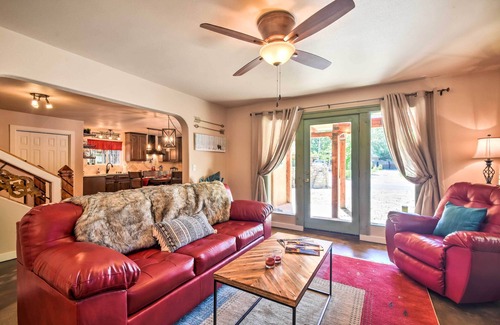 Taos House | Cozy Home w/Media Room: Short Walk to Taos Plaza!