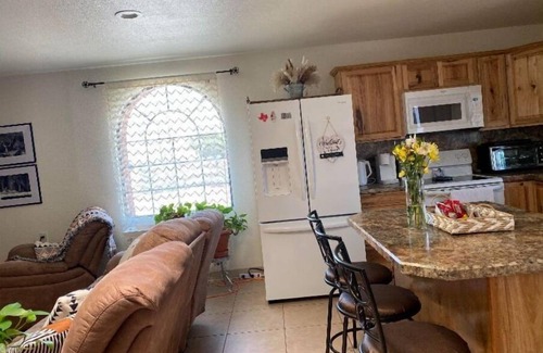 Wichita Falls Cottage | Cozy house, 3 miles from SAFB! Pet friendly with an outdoor seating area.