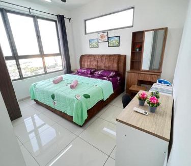 Taman P Ramlee Apartment | Cozy Kenwingston Platz KL 2-5 Pax2BR & 2BR FrePakin Netflix 3803