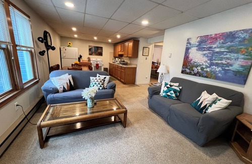 Aldenville Apartment | Cozy lake front unit close to Honesdale, Elk Mountain, Scranton & much more!