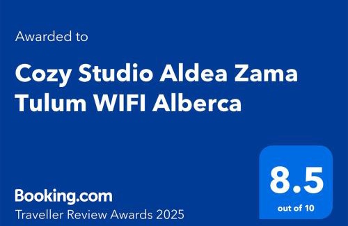 Zama Apartment | Cozy Studio Aldea Zama Tulum WIFI Alberca