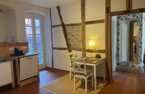 Angelbachtal Apartment | Cozy vacation apartment with private entrance in a listed building from 1796