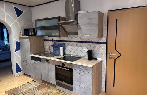 Merzalben Condo | Cozy vacation apartment with wood-burning stove in the middle of the Palatinate Forest