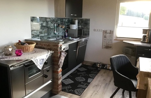 Schofweg Apartment | Cozy vacation home (70 sqm) with fireplace and infrared sauna for up to 5 people