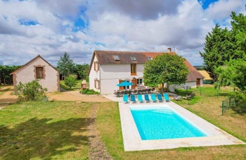 La Ville-aux-Clercs House | Crazy Villa La Forgé Buffet 41 - Heated pool - Foot - 2h Paris - 30p