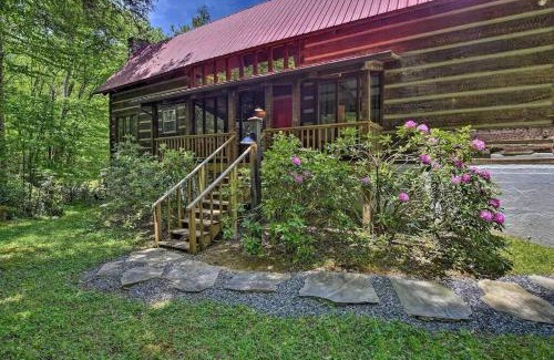 Frank House | Creekside cabin w/hot tub, fireplace & trail
