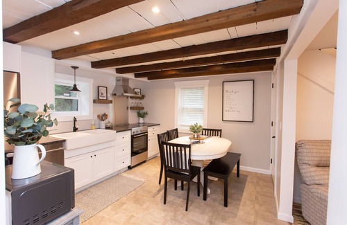 Birdsboro House | Creekside Cottage with beautiful patio and hot tub!