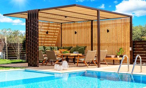 Kavallos Villa | Cretan Sunrise Villa Heated Pool