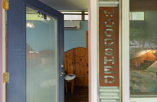 Pittsboro House | Curiously Cute B&B Private Woodshed- Pet friendly