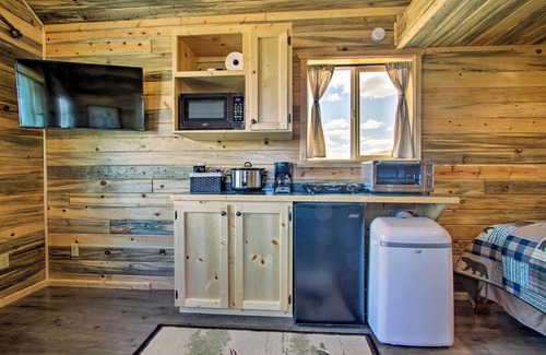 Augusta Cabin | Custom Cabin Augusta Mt 360 View on Rocky Mtn Frnt