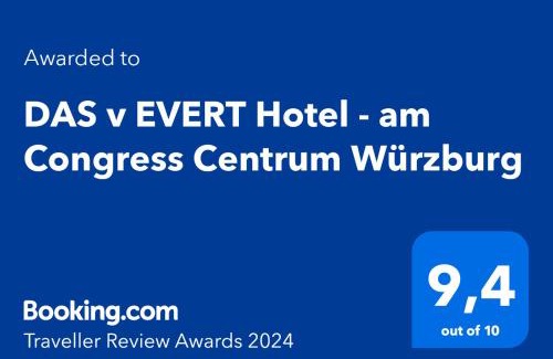 Wurzburg City Centre Hotel | DAS v EVERT Hotel - am Congress Centrum Würzburg