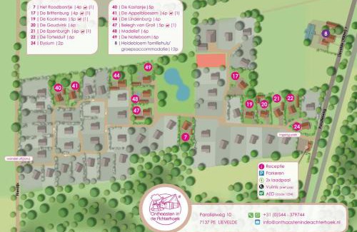 Lievelde House | De Brittenburg 4-persoons, finse sauna, hottub, sunshower, grote zonnige omheinde tuin, wifi en huisdier vriendelijk