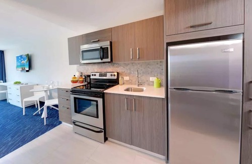 Carolina Apartment | Deluxe Studio at ESJ Towers on Isla Verde Beach