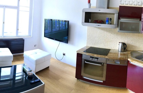 Vrsovice Apartment | Design modern apartment, free parking