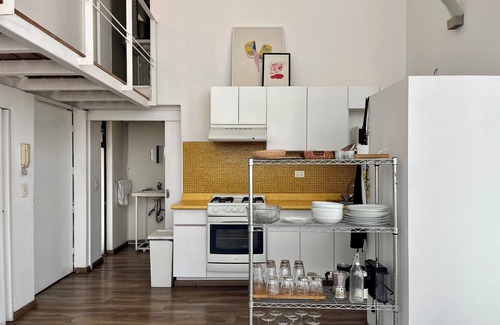 Escandon I Seccion Apartment | Designed Loft With Beautiful Double Height!
