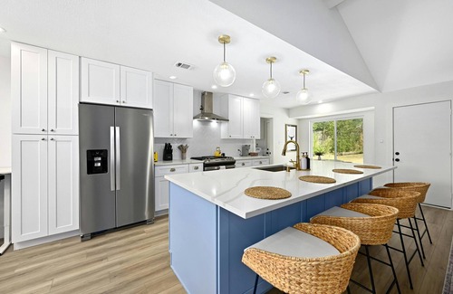 North Austin Civic Association House | Designer Home, Sleep 8, Ask us about FREE add-ons
