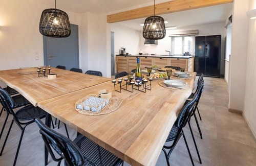Blaufelden House | Detached country house Paco with 2100sqm fenced plot, fireplace, sauna and visit the alpaca farm in the neighborhood