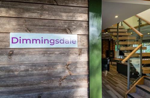 Farley House | Dimmingsdale, woodland lodge with hot tub for 8