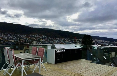 Engen Apartment | DINBNB Apartments l Luxury Penthouse l Roof Terrace l Central Bergen