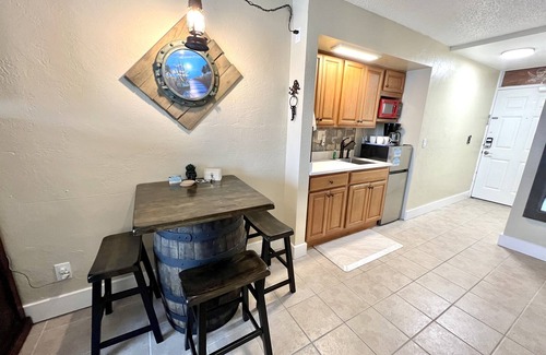 Daytona Beach Shores Apartment | Direct Oceanfront Pirate Themed, King Bed, Balcony Closed, close to everything!