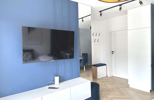 Nowy Dwor Mazowiecki Apartment | DMK Blue Apartment near Warsaw-Modlin Airport