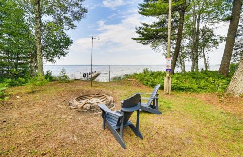 Gould City House | Dock and Fire Pit Lakefront Cottage in Gould City!