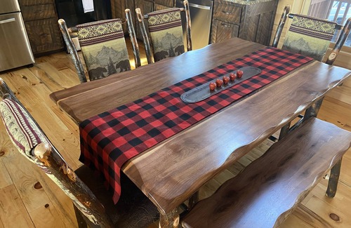 Cherry Log Cabin | Dog friendly, 2/2 w/kings, Mtn view! Fire pit, Wifi, gas logs. Cherry Log MTN !