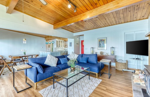 Camano Island House | Dog-friendly home with stunning bay views, woodstove & outdoor firepit
