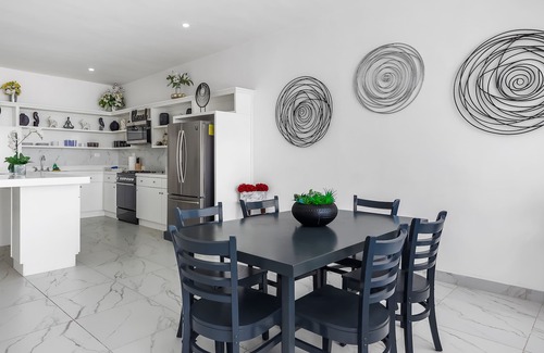 La Paloma House | Dog-friendly home with heated outdoor pool, hot tub, balcony, rooftop terrace