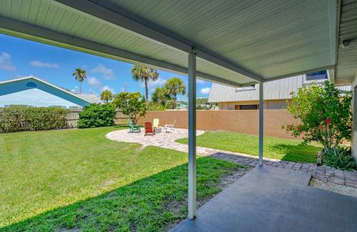 New Smyrna Beach House | Dog Friendly Home wPrivate Fenced Yard, Garage & Fire Pit! STEPS to the Beach!
