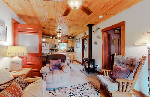North Hero House | Dog-friendly lakefront house with firepit, grill, 5 kayaks, dock & amazing views