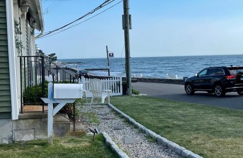 Milford House | Dog-Friendly Oceanfront Getaway - Walk to Dining - Private Beach Access