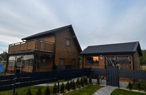 Gizycko House | Domek Wester House Fuleda z Sauną Jacuzzi i Kominkiem